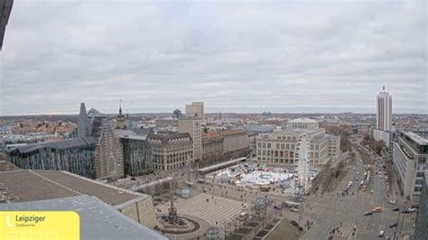 Live Augustusplatz Square Webcam in Leipzig City,。